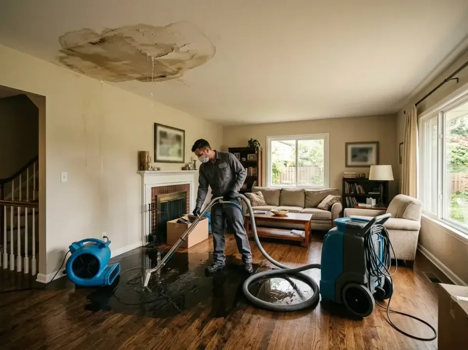 attic-pipe-burst-ceiling-drip-008 — frequently asked questions, Water Damage Restoration & Carpet Care in Purcellville, VA